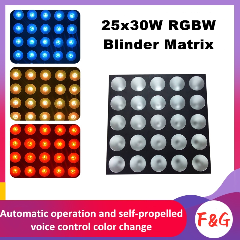 F & G LED 25x30W RGBW δ Ʈ DMX512 ..